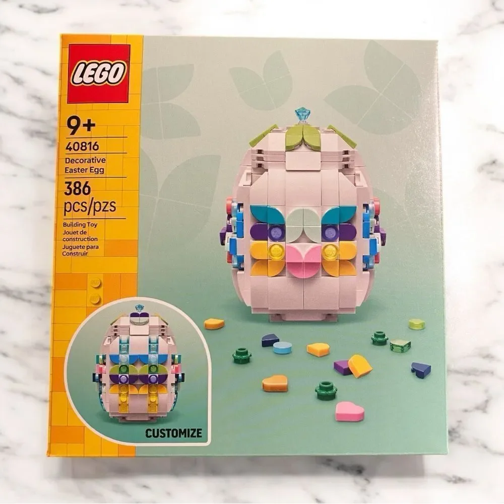 LEGO 40816 Decorative Easter Egg Building Toy NWT