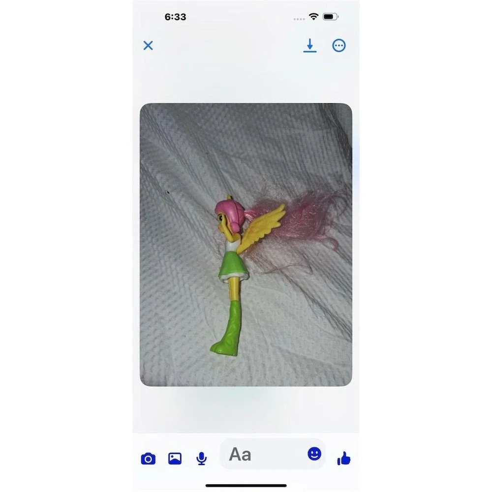 McDonald's 2015 My Little Pony Equestria Girls Fluttershy Doll Figure‎