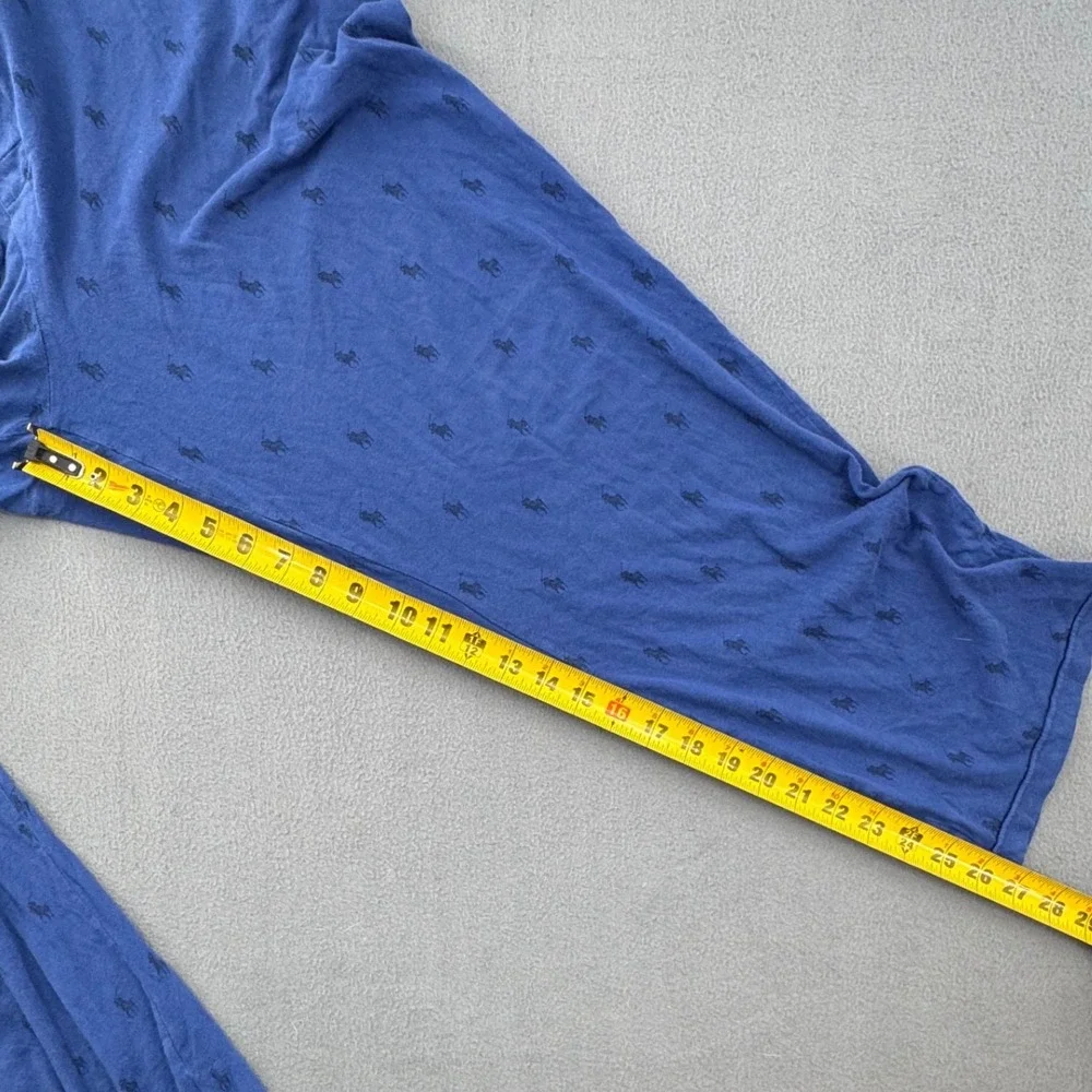Polo Ralph Lauren Pajama Pant XL Blue All Over Pony Logo Sleepwear Loungewear