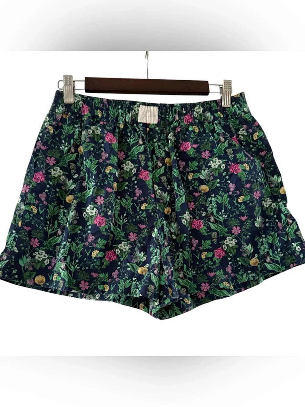❌Sold❌ J. Crew Navy Floral Elastic-Waist Pajama Shorts