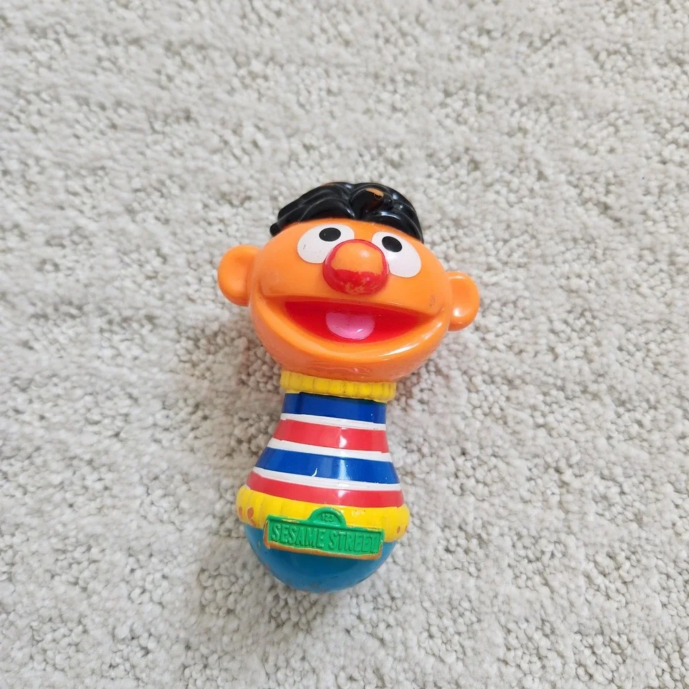 Sesame Street Ernie Wobble Toy Roly Poly‎ Figure 2013