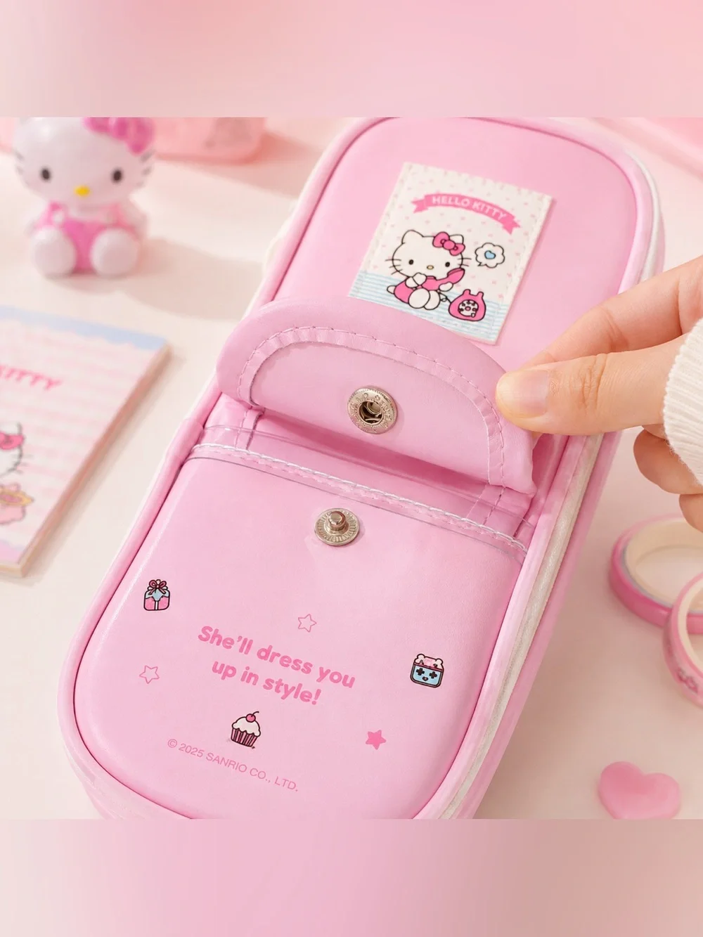 Sanrio Hello Kitty Pink Pencil Case