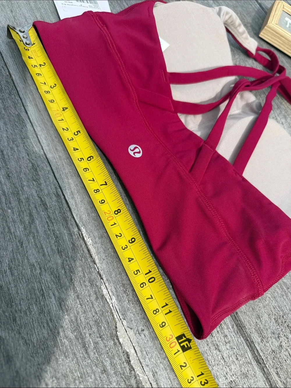 Lululemon Energy Longline Bra Berry Rumble‎ Size 6 NWT Medium Support B–D Cups