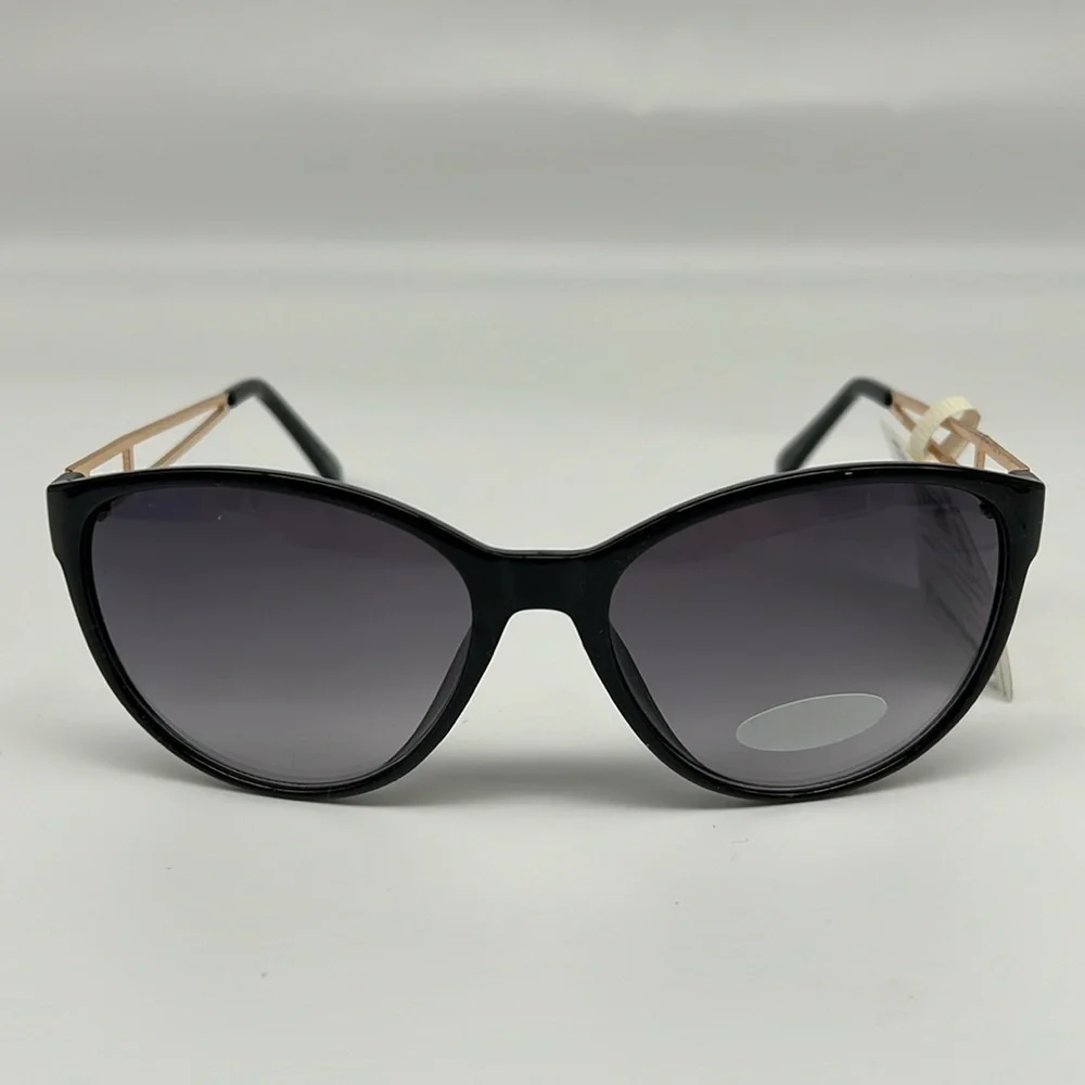 a.n.a Black Sunglasses with rose gold‎ tone temple detail