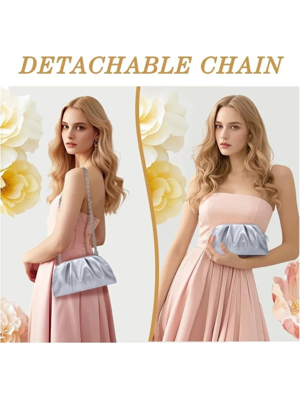 N/A elegant pleated