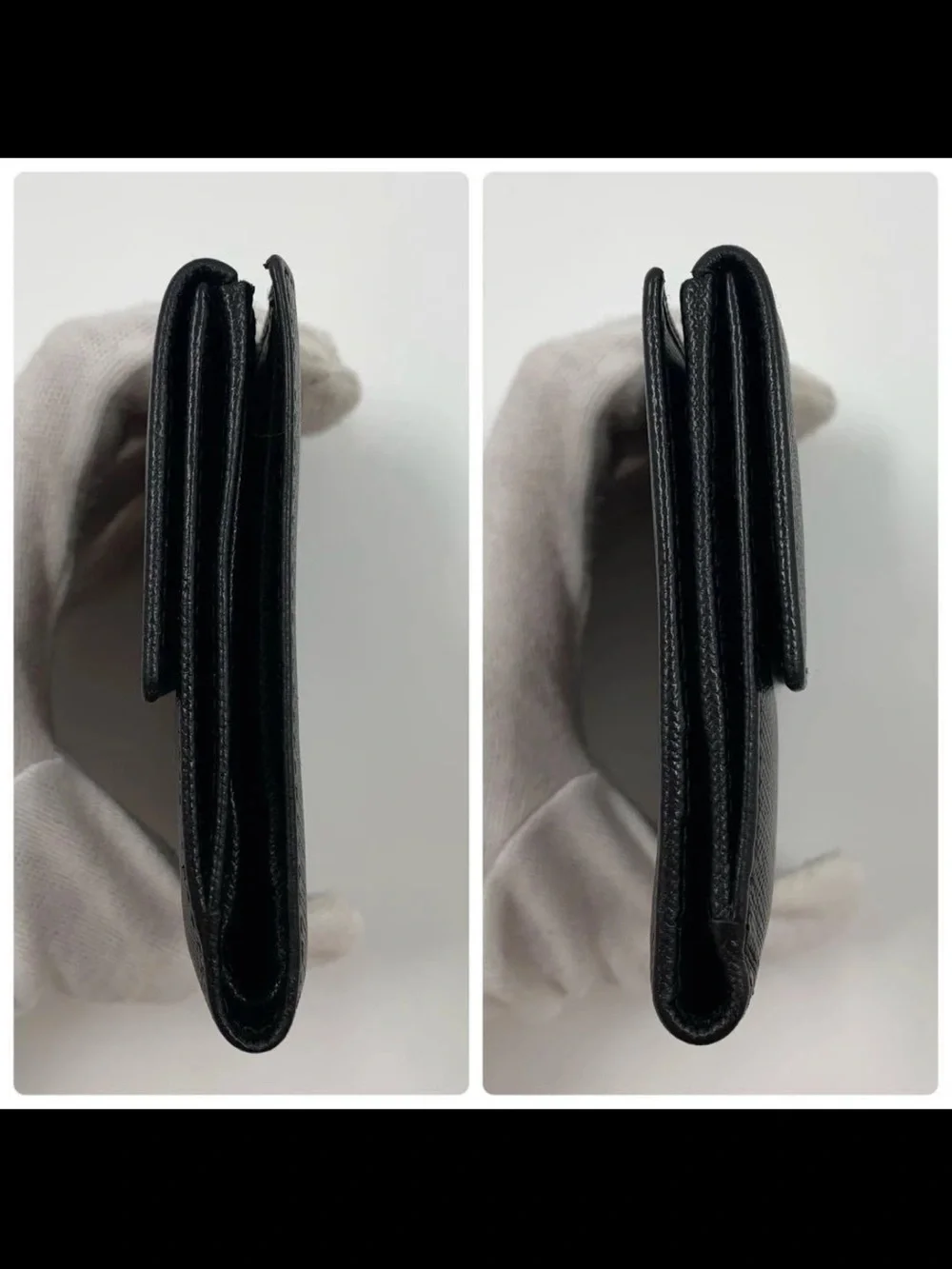 Prada compact wallet