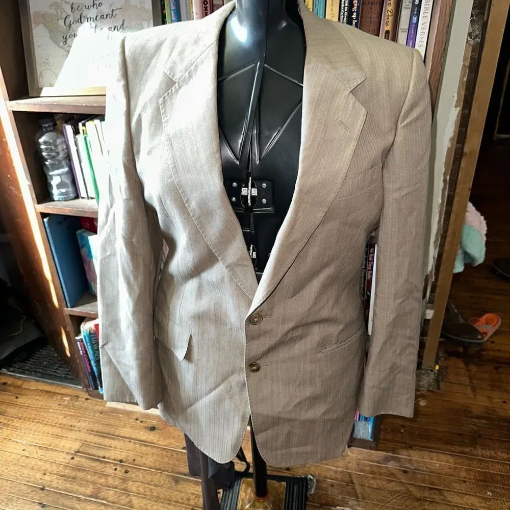 Christian Dior Monsieur Dillard oatmeal 90’s sports jacket