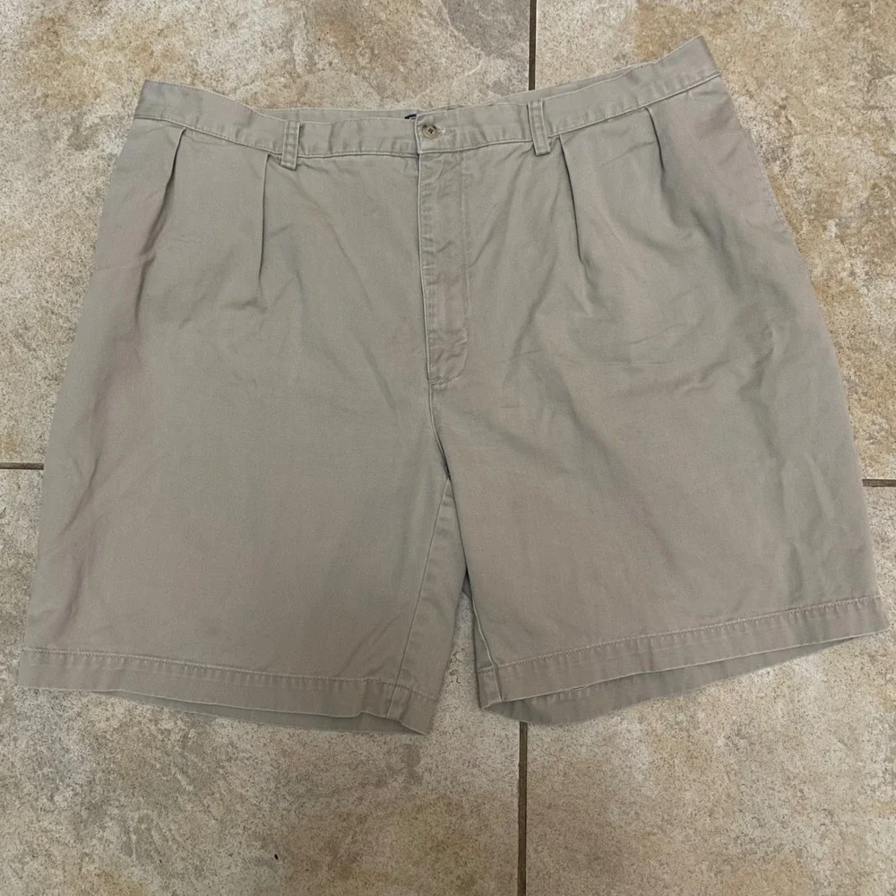 Polo Ralph Lauren Shorts Mens 36 Khaki Pleated Chino Preppy Tyler Shorts VTG 90s