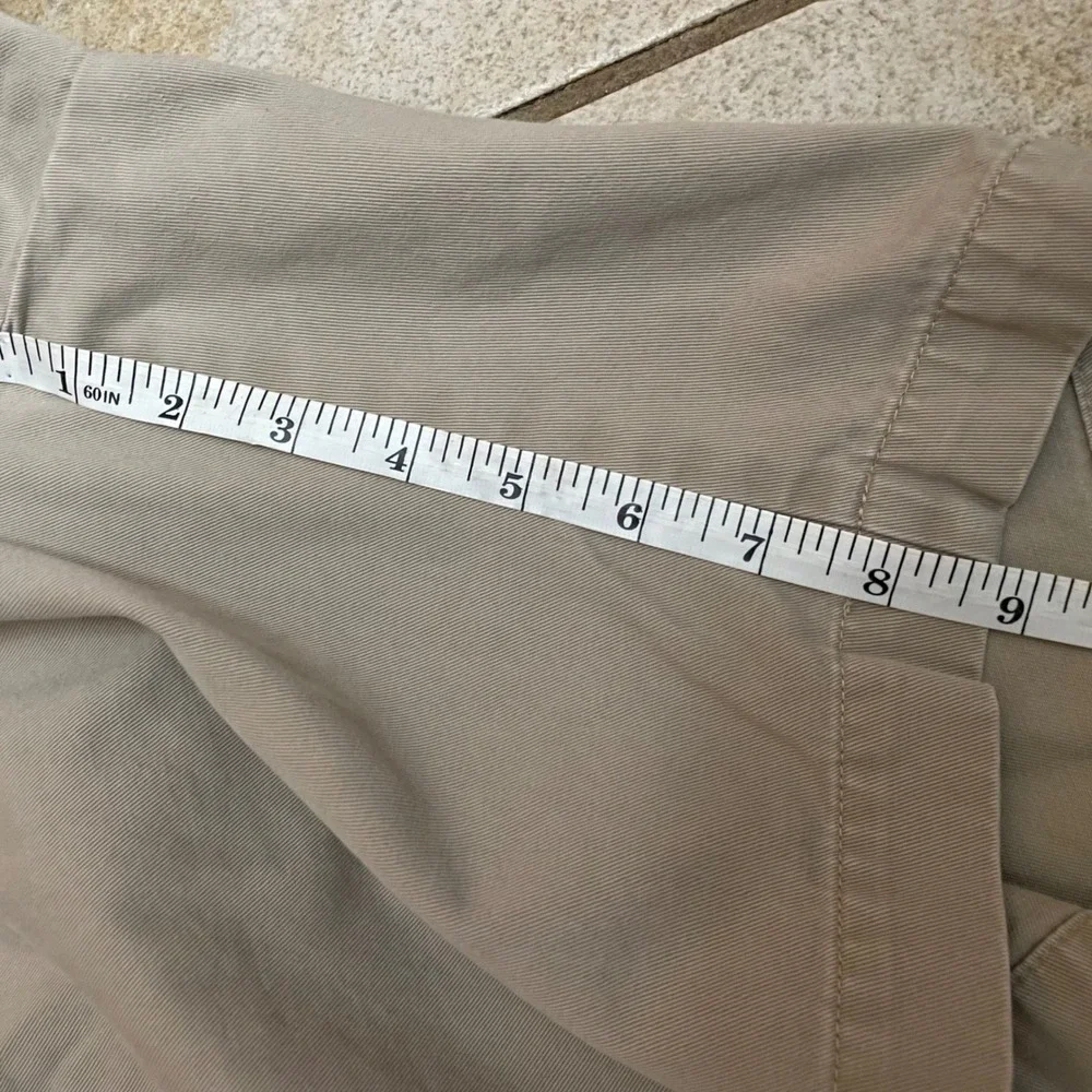 Polo Ralph Lauren Shorts Mens 36 Khaki Pleated Chino Preppy Tyler Shorts VTG 90s