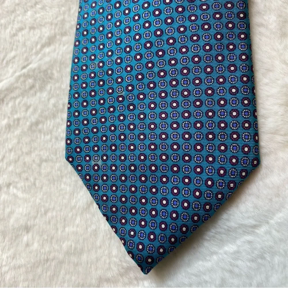 Christian Dior Monsieur Blue Tone 100% Silk Tie