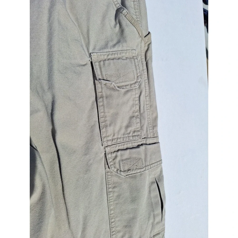 5.11 Tactical Series Pant Men 34x36 Khaki Cargo TacLite Pro‎ RipStop Double Knee