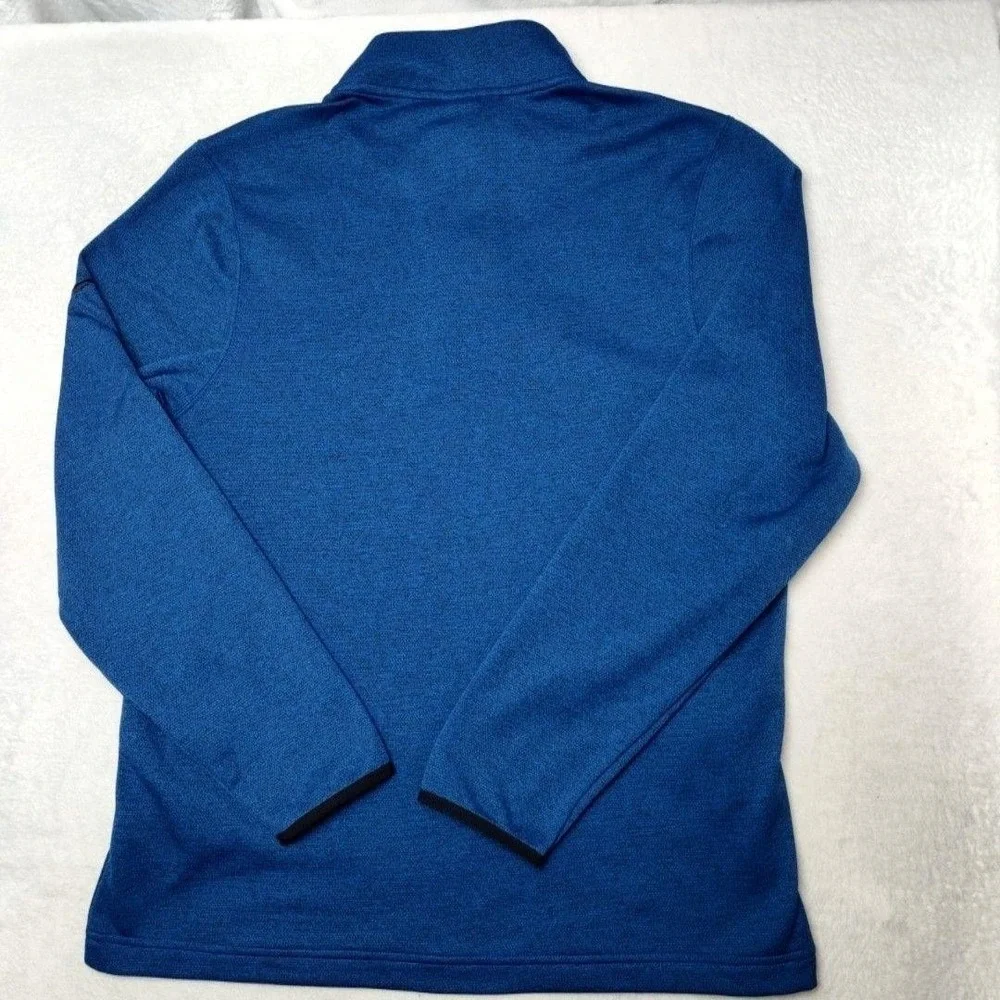 Nike‎ Sweatshirt Mens L Blue Victory Golf 1/4 Zip Pullover Fleece Tennis DN1947