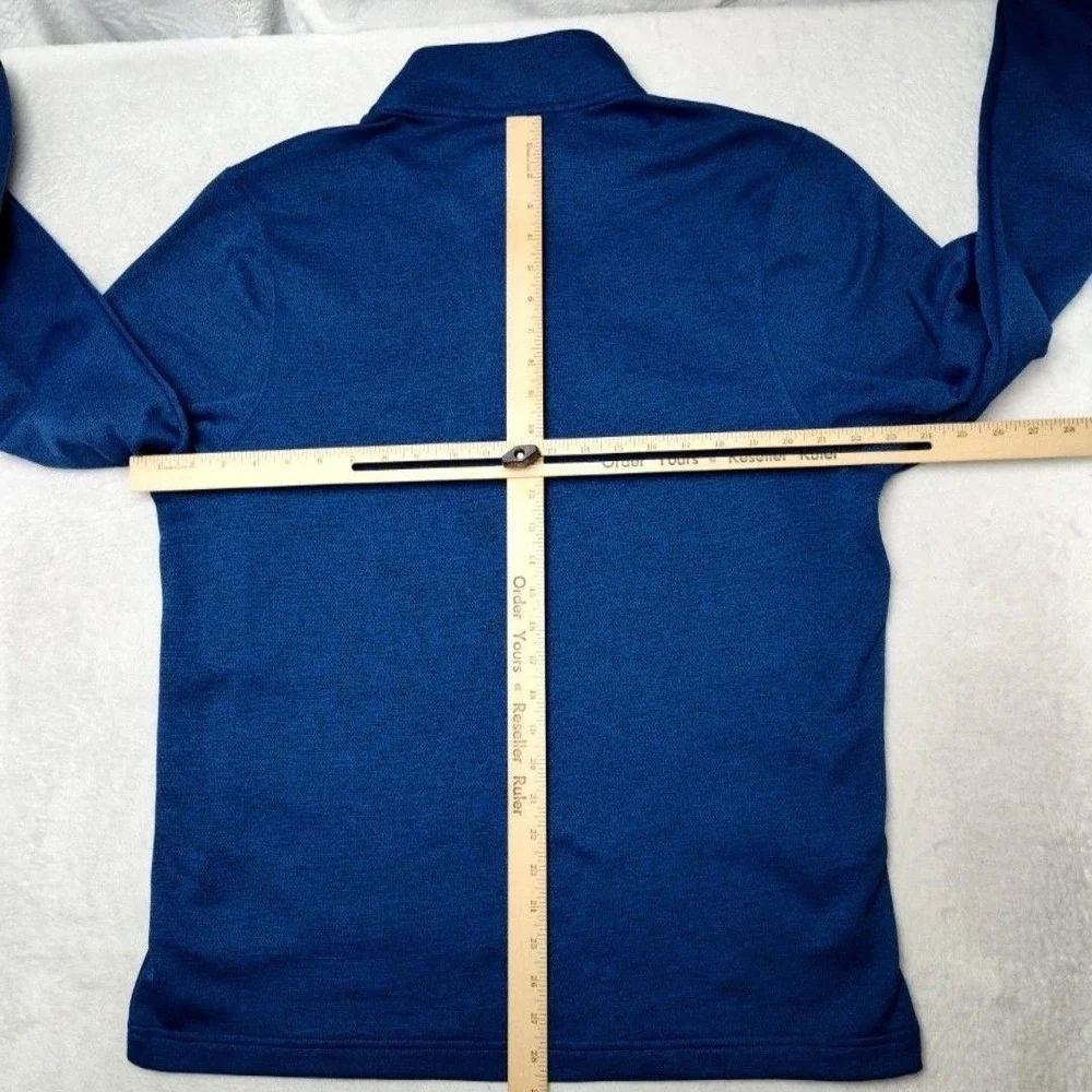 Nike‎ Sweatshirt Mens L Blue Victory Golf 1/4 Zip Pullover Fleece Tennis DN1947