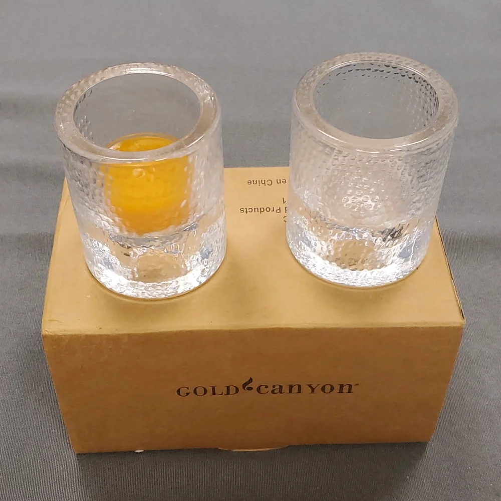 Dual Hammered Glass set‎ from Gold Canyon