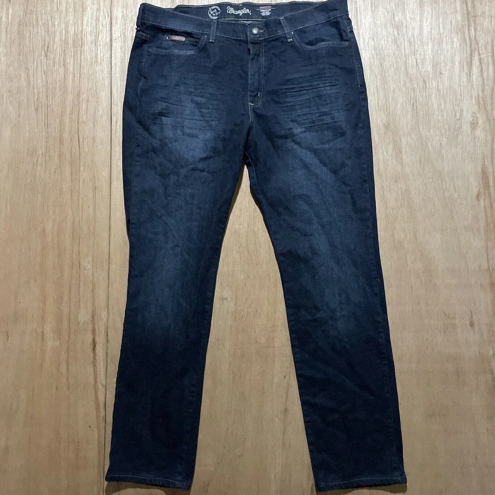 Mens Vintage‎ Wrangler Brockton Jeans Blue Denim Regular Slim Fit Size 40x33