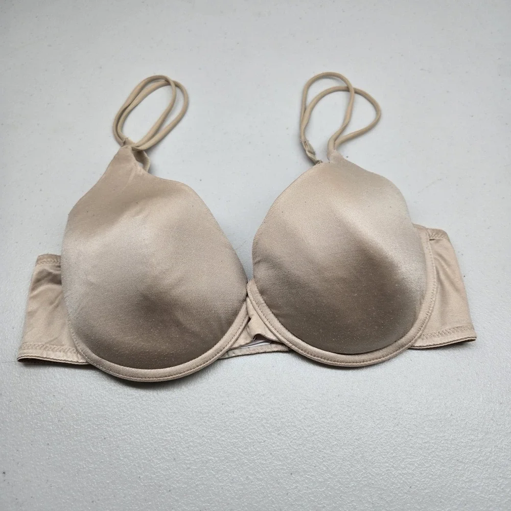Victoria's Secret Women Bra 34D Beige Very Sexy Push Up Underwired READ