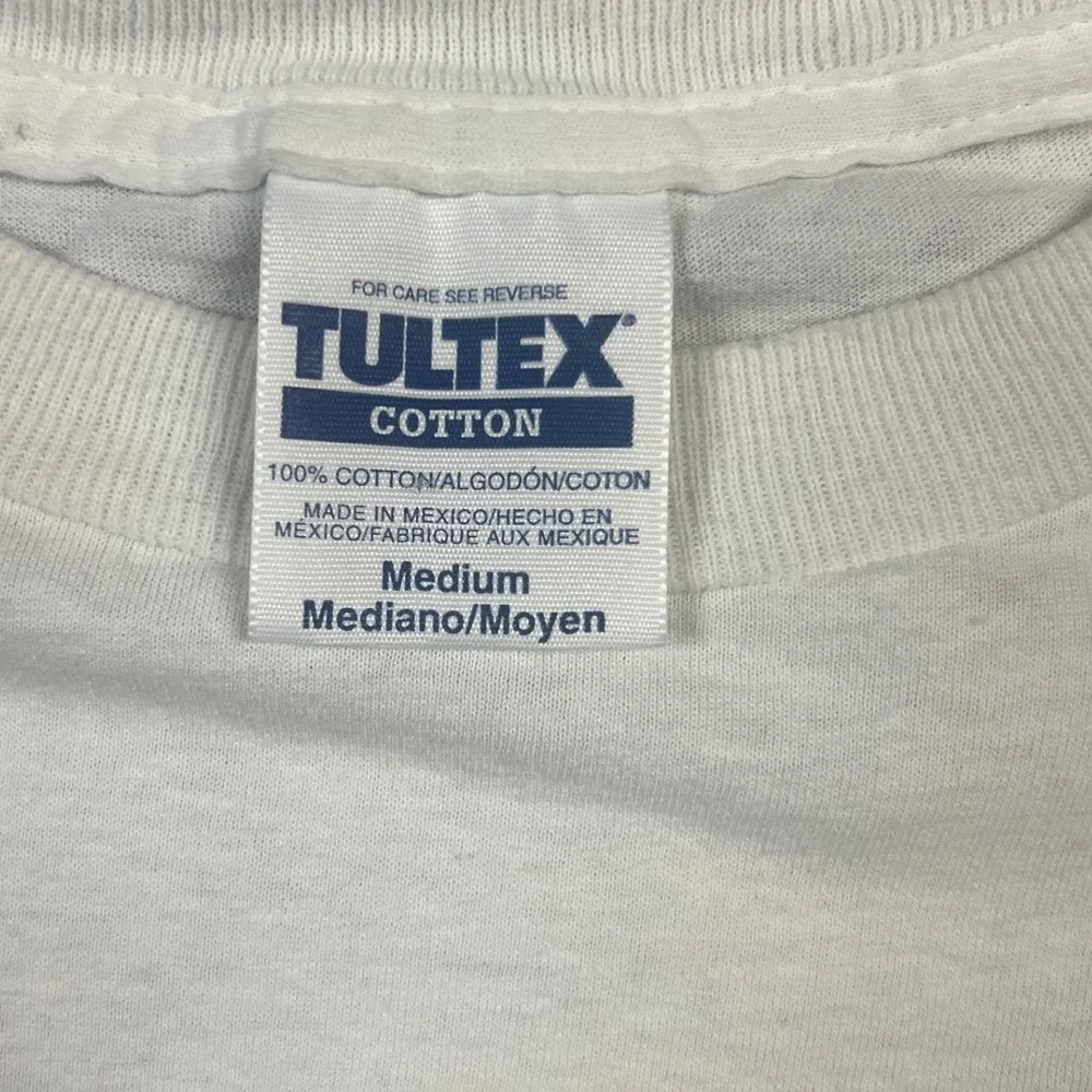 Tultex Vintage 1999 Hawaii Souvenir Graphic Tee‎ M White 90s Cotton Island Map