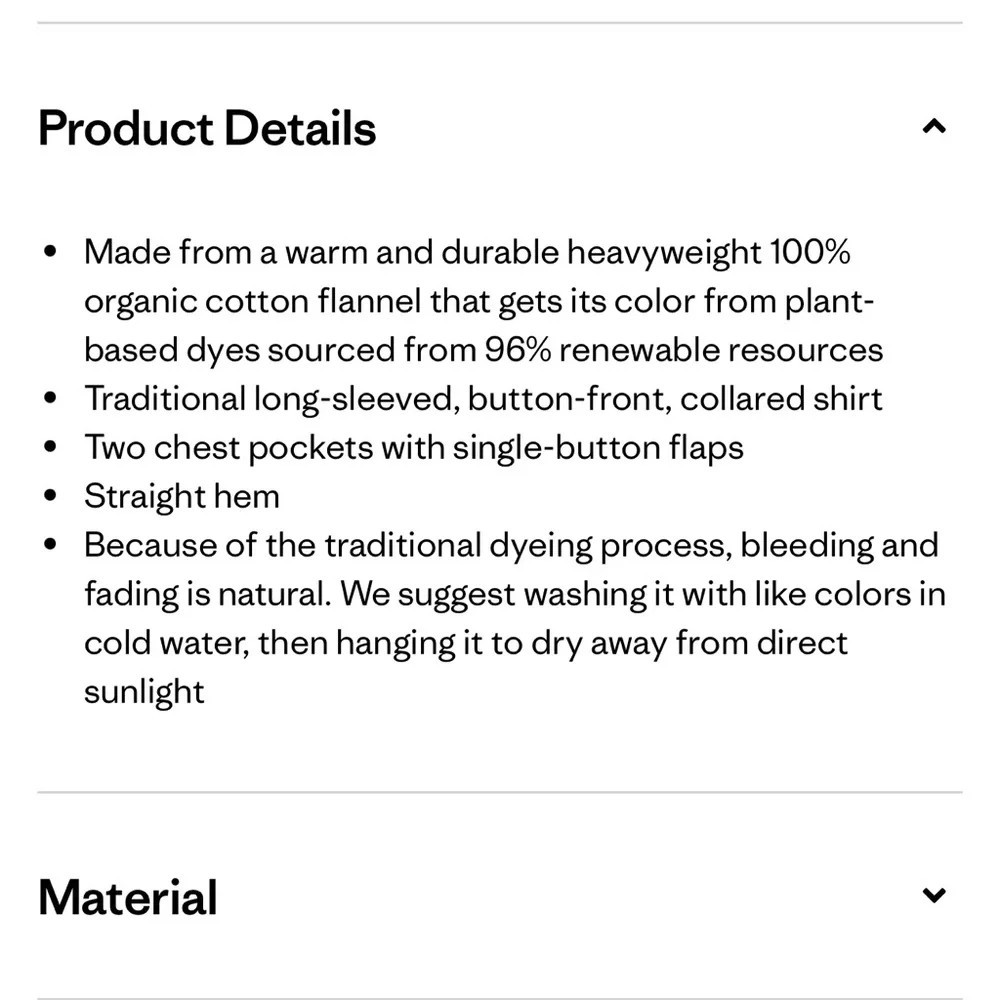 Patagonia length chest large