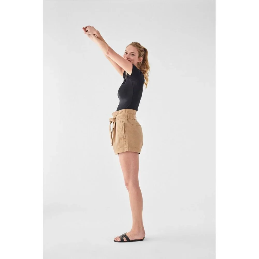 DL1961 Sz. 29 Camile Paperbag Short in Dijon