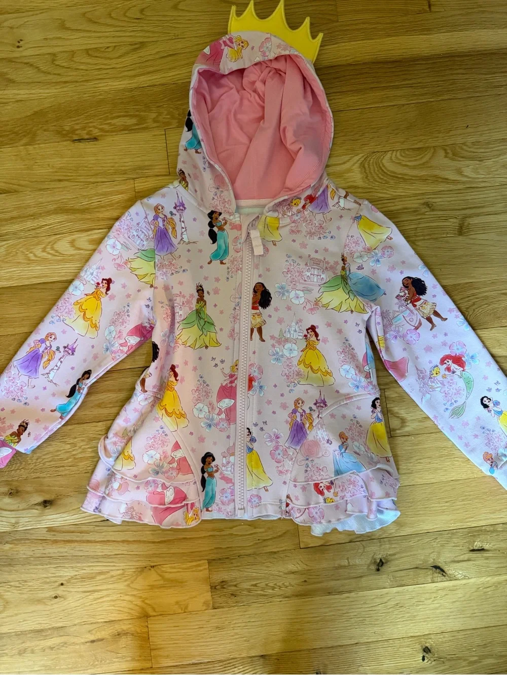 Little Sleepies Princess Peplum Zipup