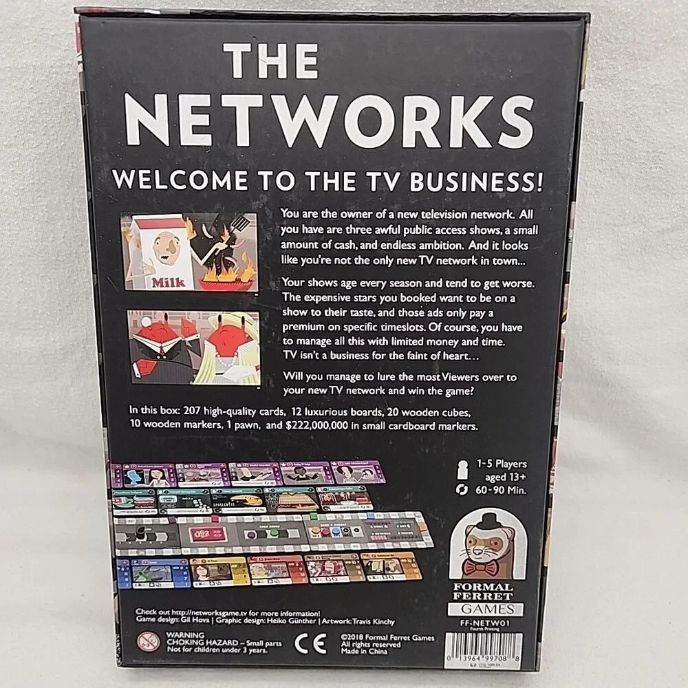 Formal Ferret Games game networks