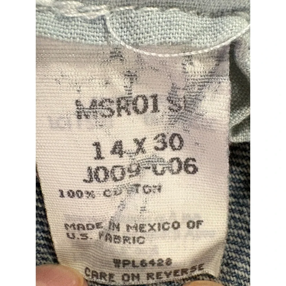 Wrangler description vintage