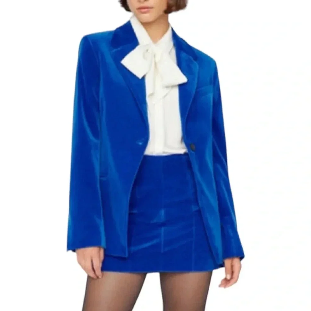 Frame Denim thigh 90% bluette