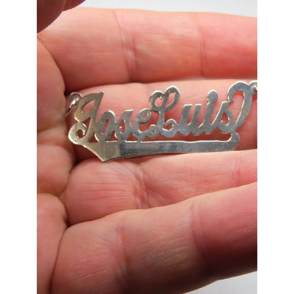 14k JOSELUIS Nameplate