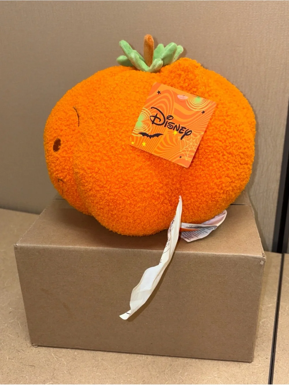 Disney plush pumpkin