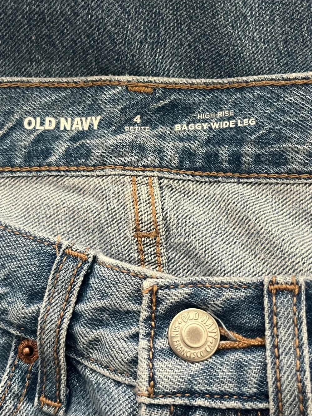 Old Navy rise inseam