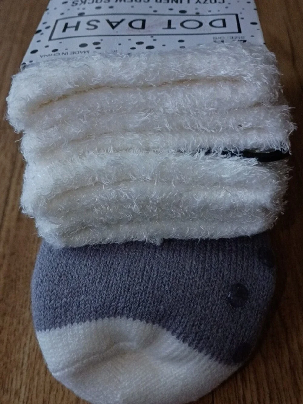 Dot Dash cozy lined