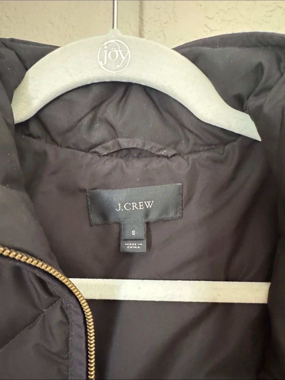 J. Crew quilted puffer