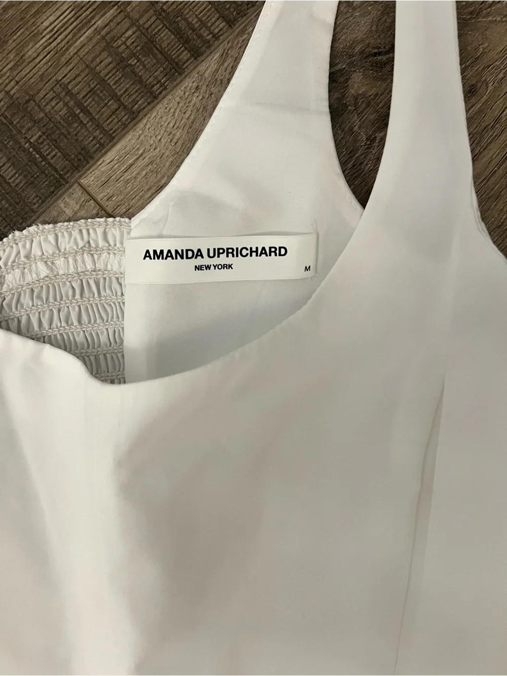 Amanda Uprichard white sleeveless