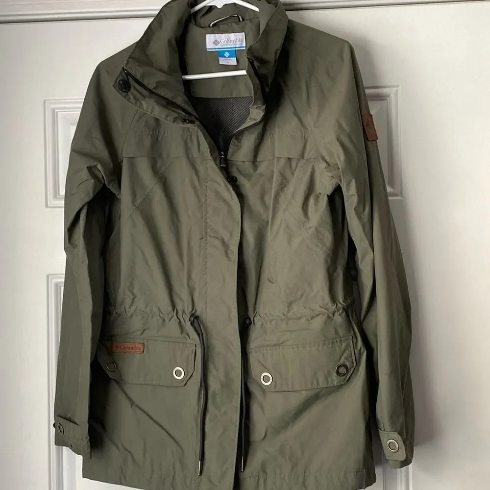 Columbia Army Green Remoteness Jacket Size Small