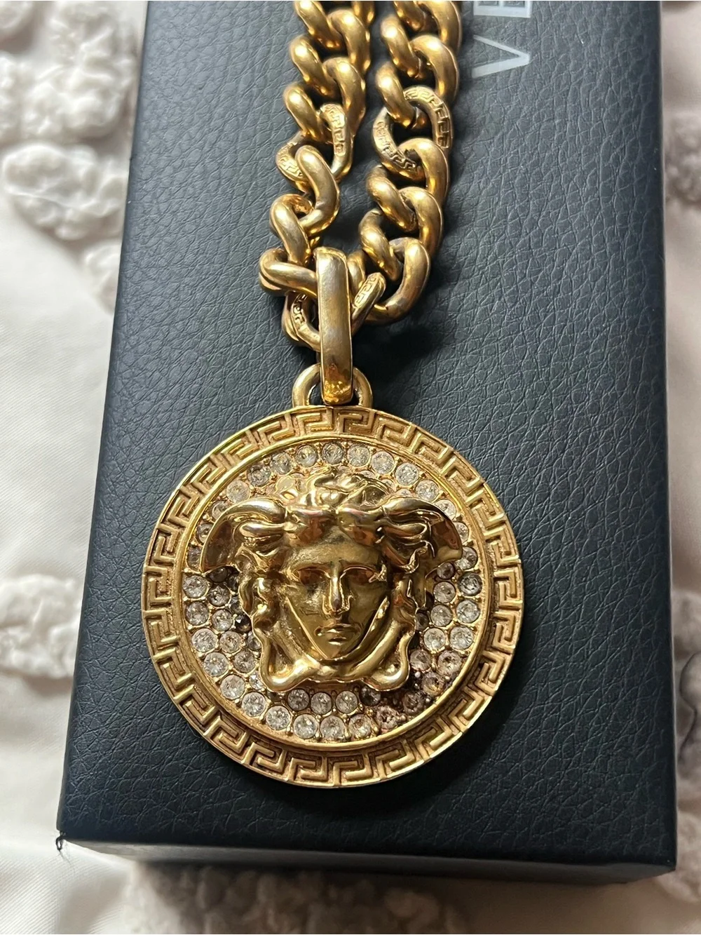 Versace statement pendant