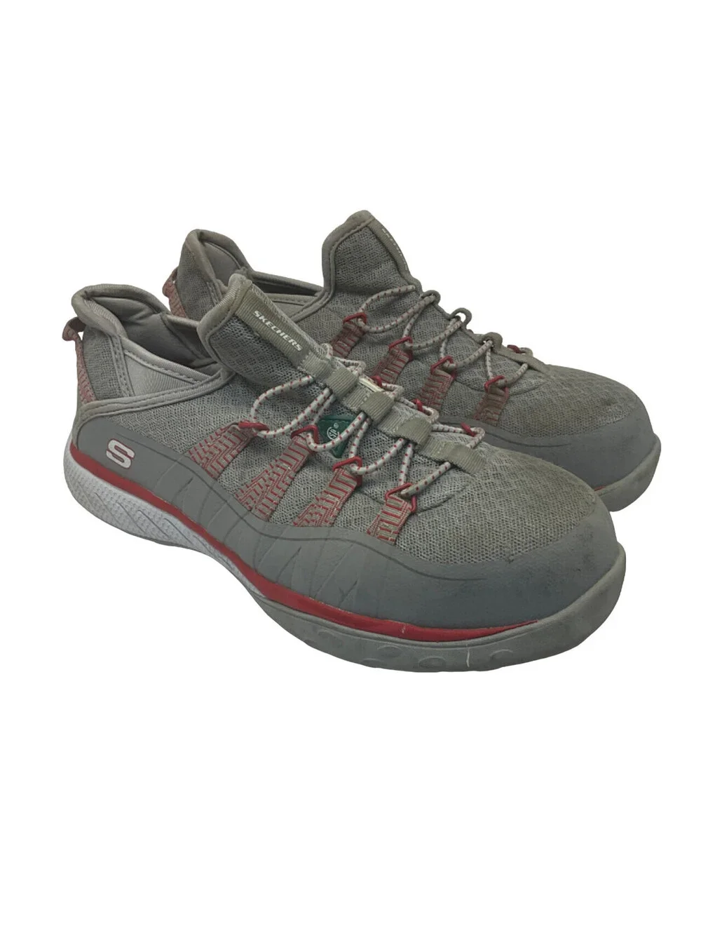 Skechers Women's Aluminum Toe SP Slip Resistant Work Shoes 99996596 Grey 10M
