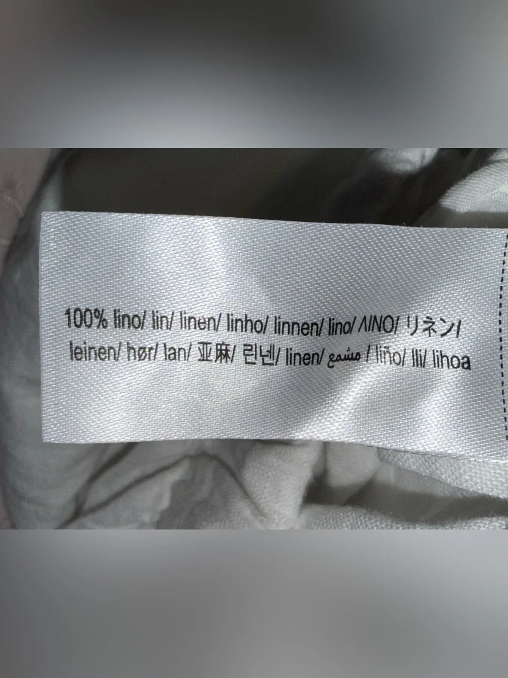 Zara 100% linen