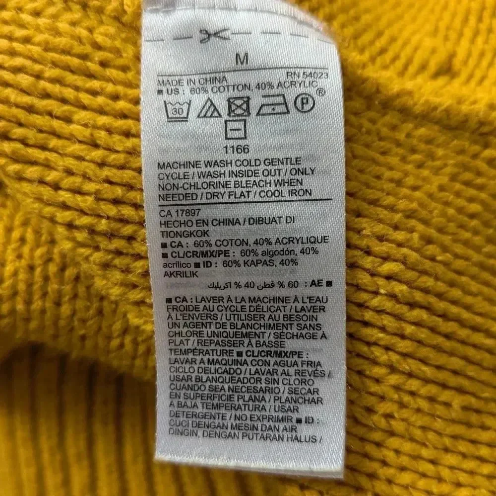 Old Navy mustard yellow