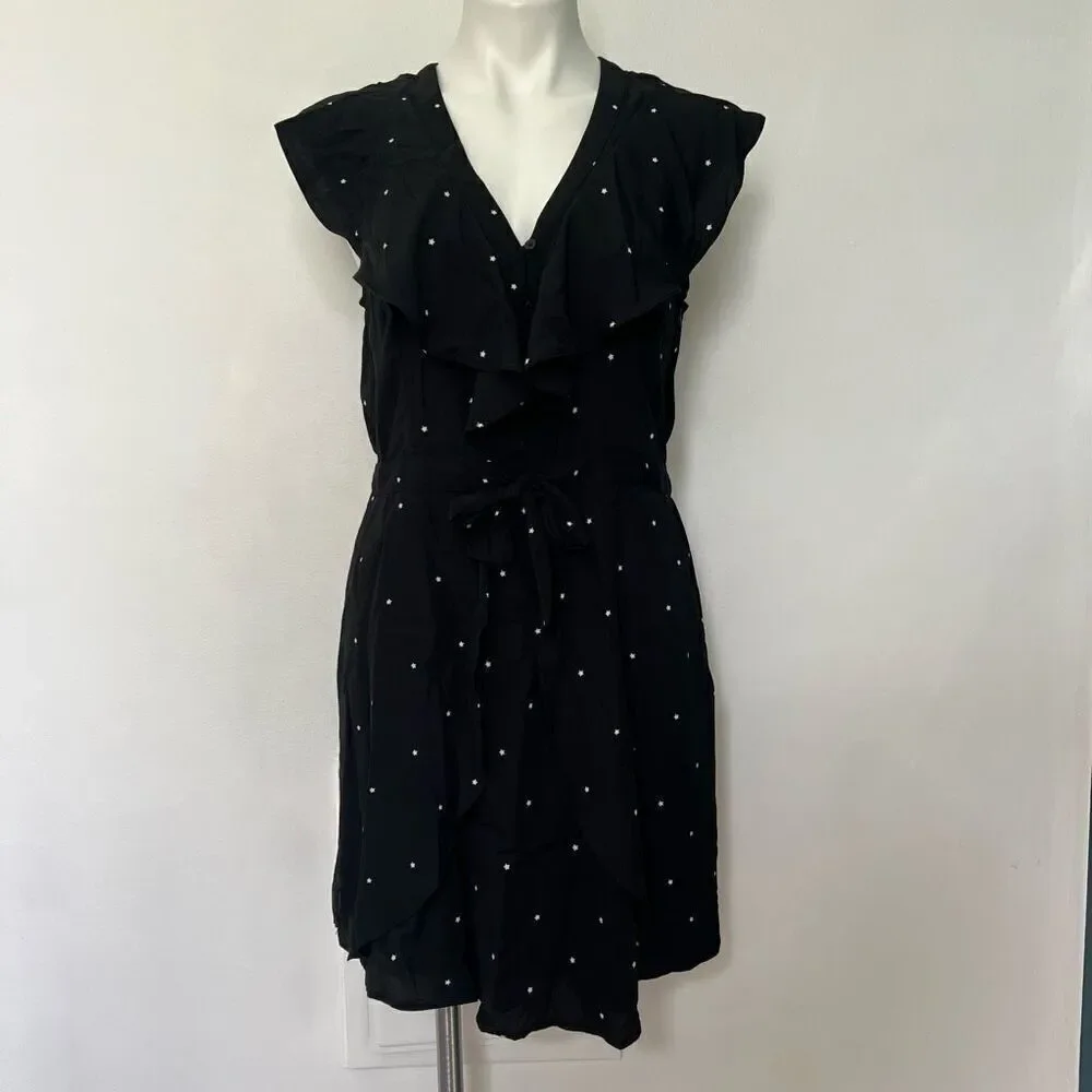 Stitch Fix Collective Concepts Tory Button detail Ruffle Star dress