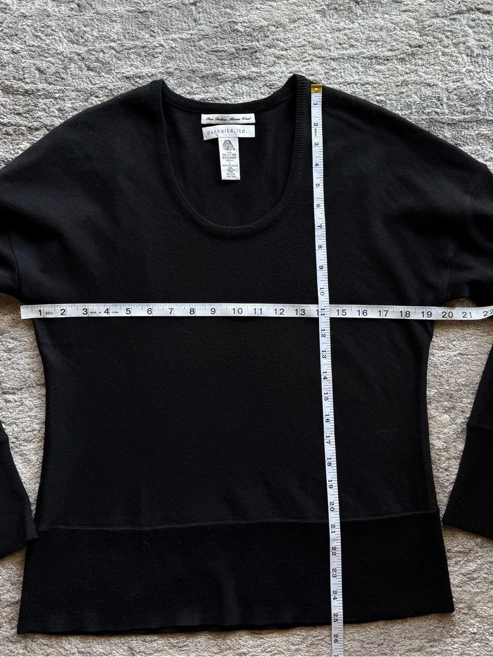 Pursuits Ltd all neck wool