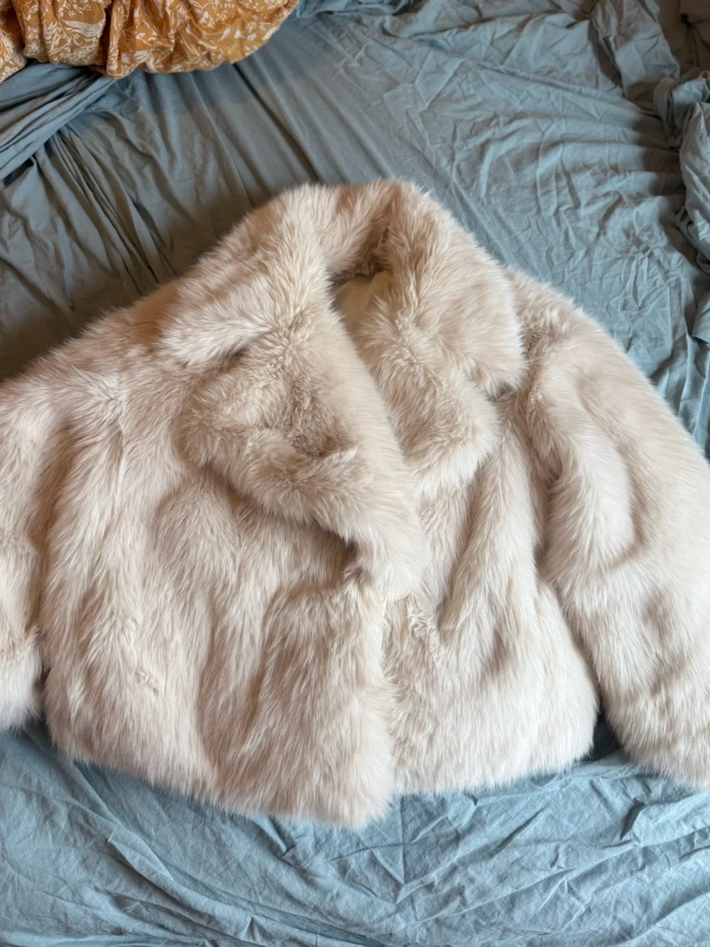 Banana Republic Reversible Faux Fur Down Jacket