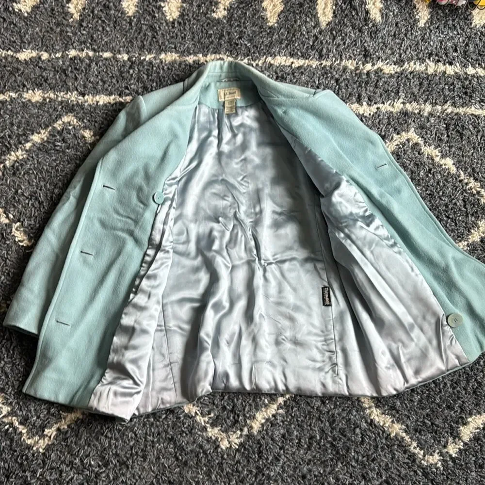L.L. Bean double breasted