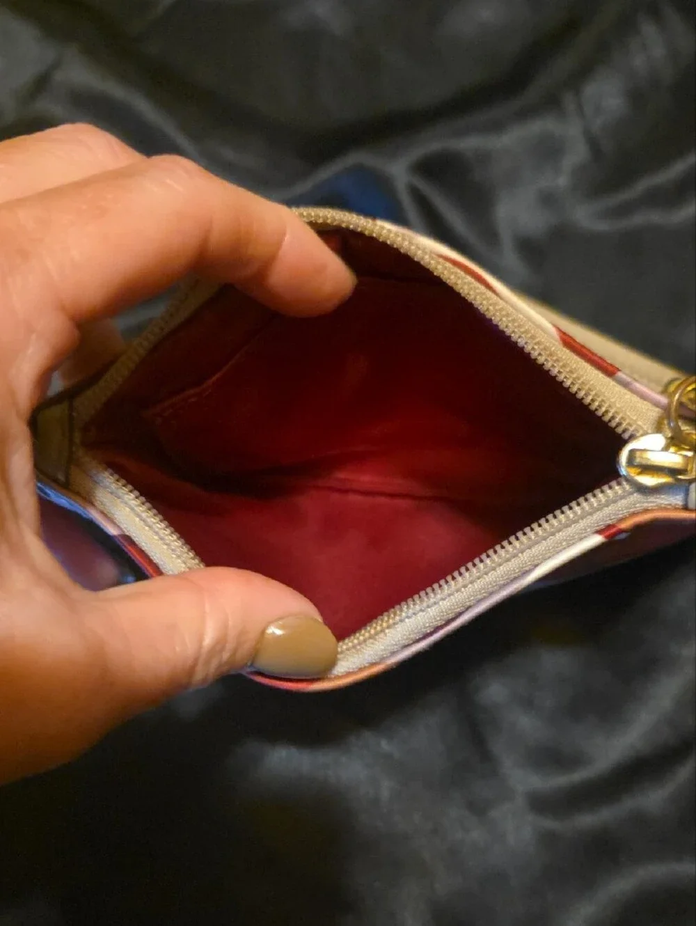 Coach compact wristlet