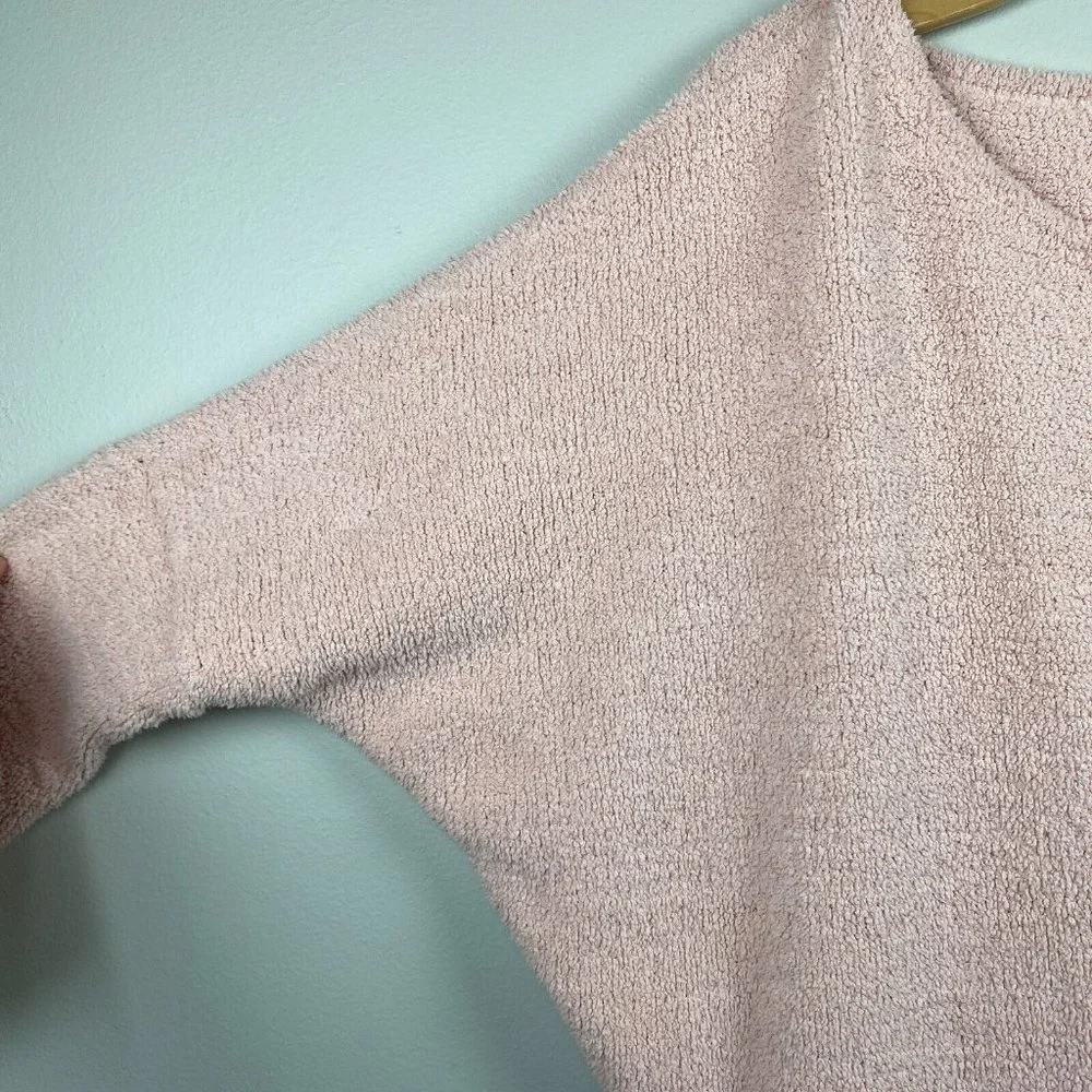 Eloquii Sweater 18/20 Pink Off Shoulder Plush Fleece Soft Cozy Comfy‎ Womens