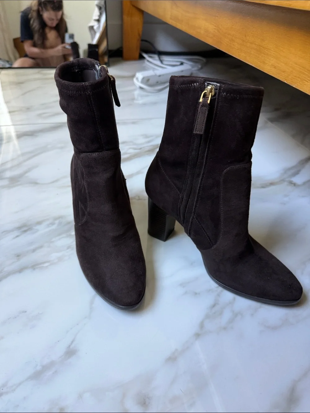 Nine West suede boots size 7
