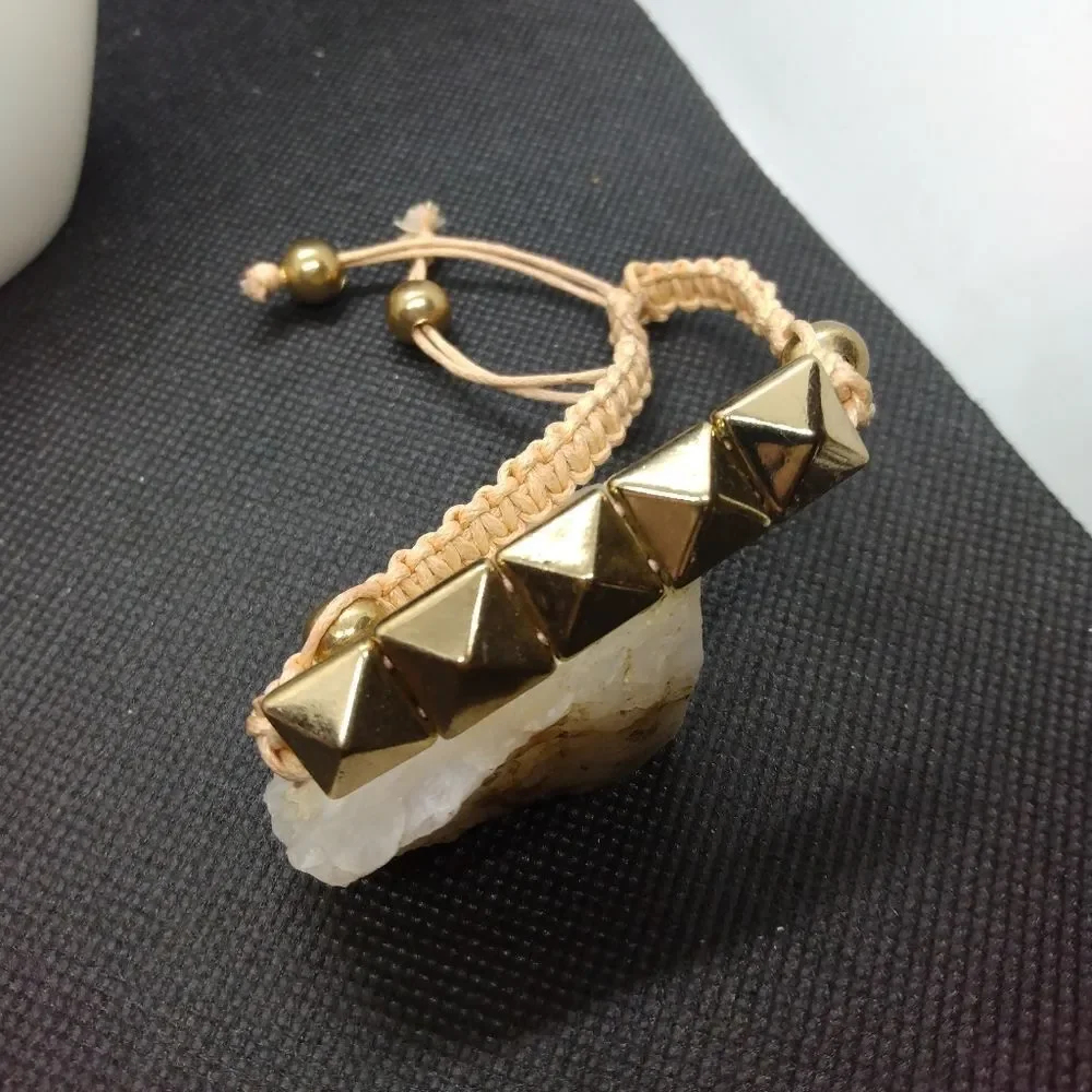 Tan Egyptian twine‎ bracelet