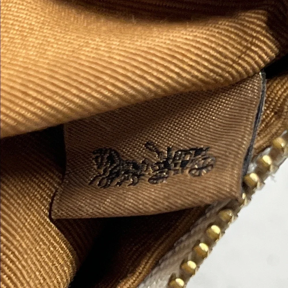 Coach designer leather