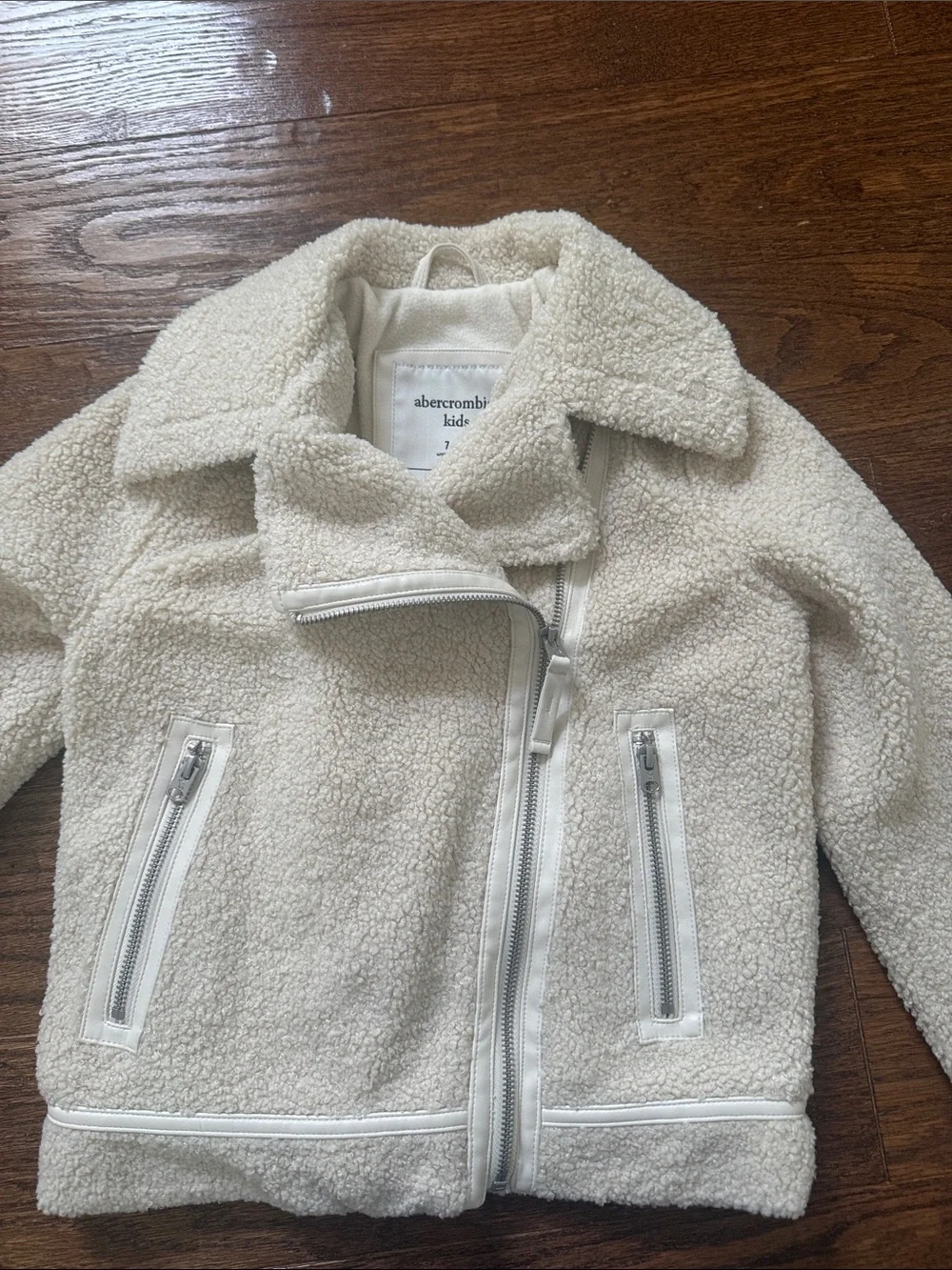abercrombie kids plush cream