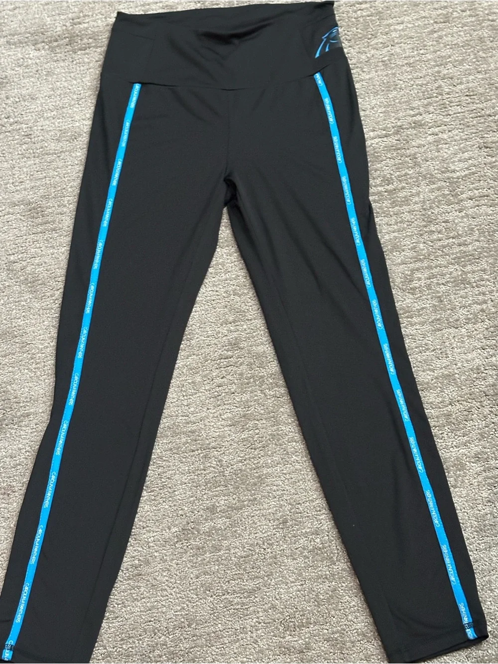 Women's WEAR by Erin Andrews Black Carolina Panther Full-Length Leggings