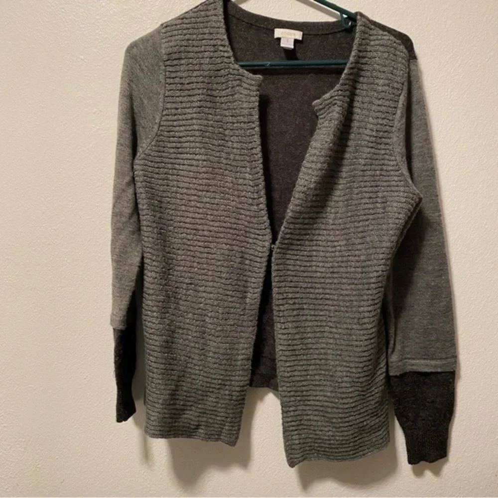 Chico’s Sweater Women’s‎ Size 1 Medium Black One Hook Closure Whimsigoth